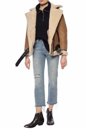 ‘rei’ fur-trim jacket, zdjęcie 2 ‘rei’ fur-trim jacket od AllSaints